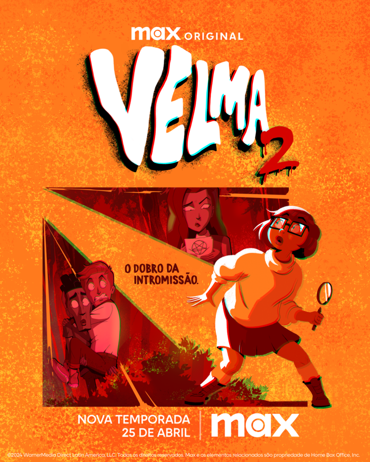 Pôster oficial da 2ª temporada de "Velma".